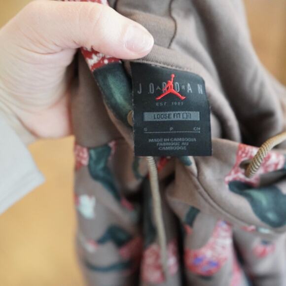 Air Jordan Artist Series by Parker‎ Duncan Hoodie Women S Loose Fit DX0387-274 - Picture 12 of 12